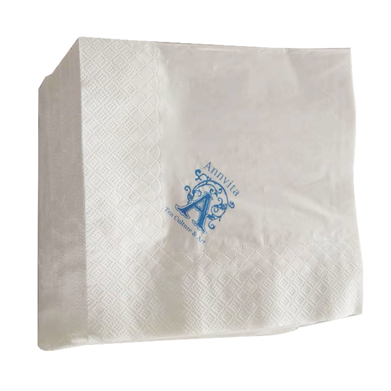 Art design custom printed paper white napkin tissue